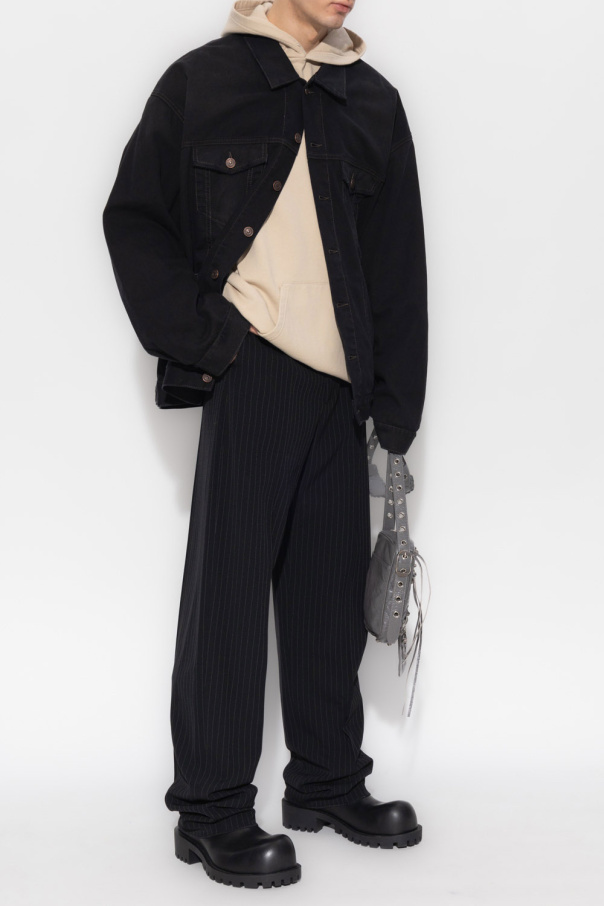 balenciaga jeans jacket